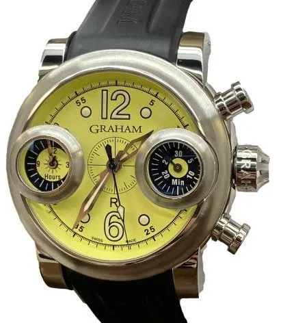Graham  Swordfish Chronograph 46mm L.E 100pcs 2SWAS Yellow Dial Automatic Men's Watch