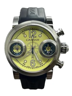 Graham  Swordfish Chronograph 46mm L.E 100pcs 2SWAS Yellow Dial Automatic Men's Watch
