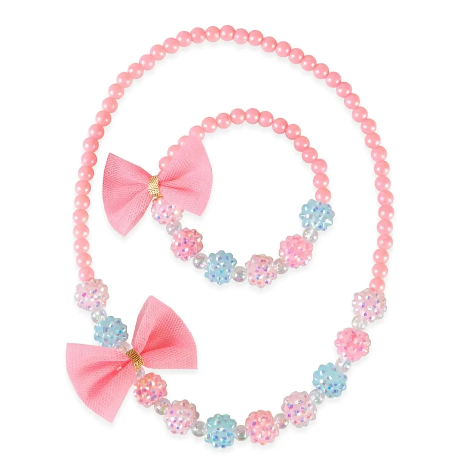 Great Pretenders Think Pink Necklace & Bracelet Set