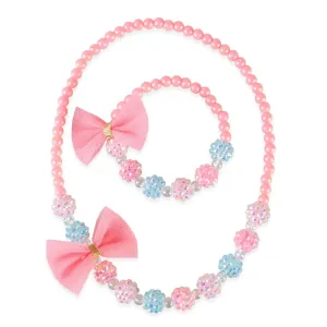 Great Pretenders Think Pink Necklace & Bracelet Set