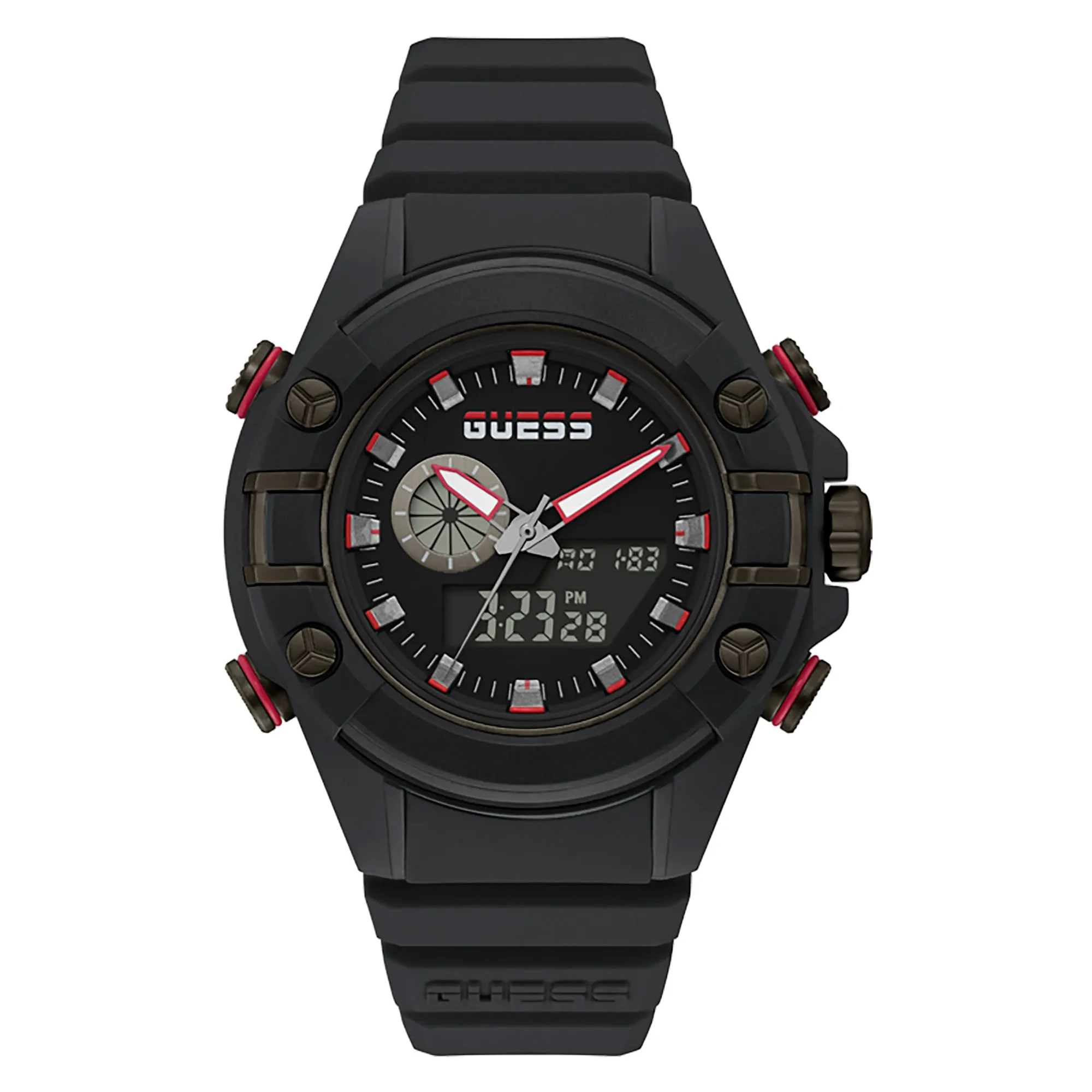 Guess Men's Watch Black Tone Case Quartz