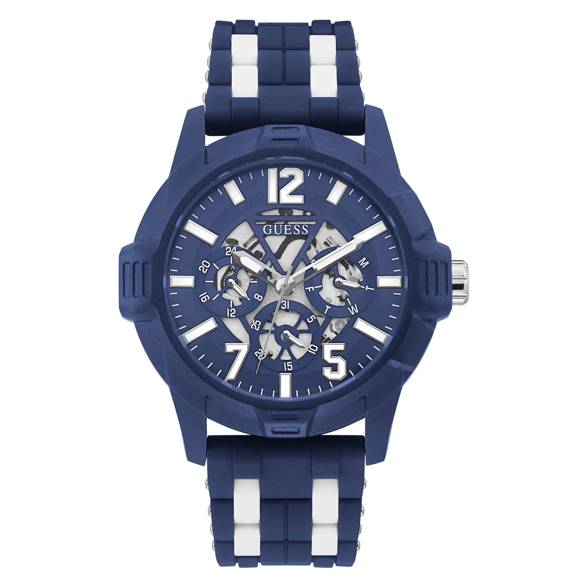 Guess Men's Watch Blue Tone Case Quartz