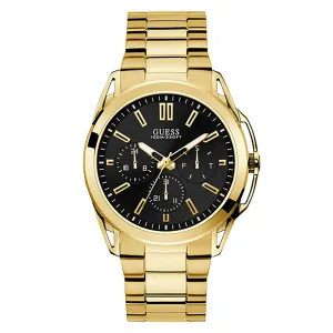 Guess Men's Watch Gold Tone Case Quartz