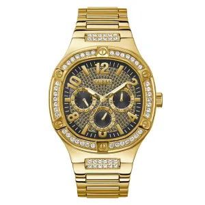 Guess Men's Watch Gold Tone Case Quartz