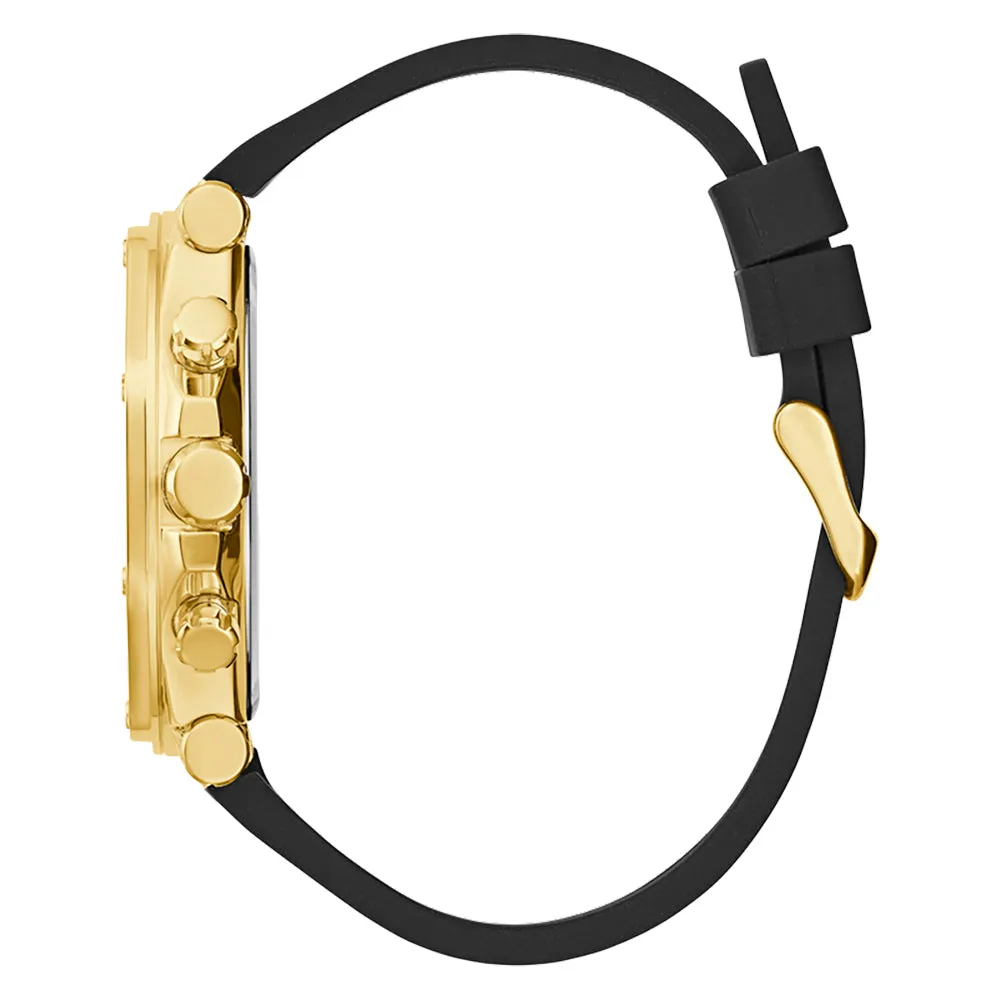 Guess Men's Watch Gold Tone Case Quartz