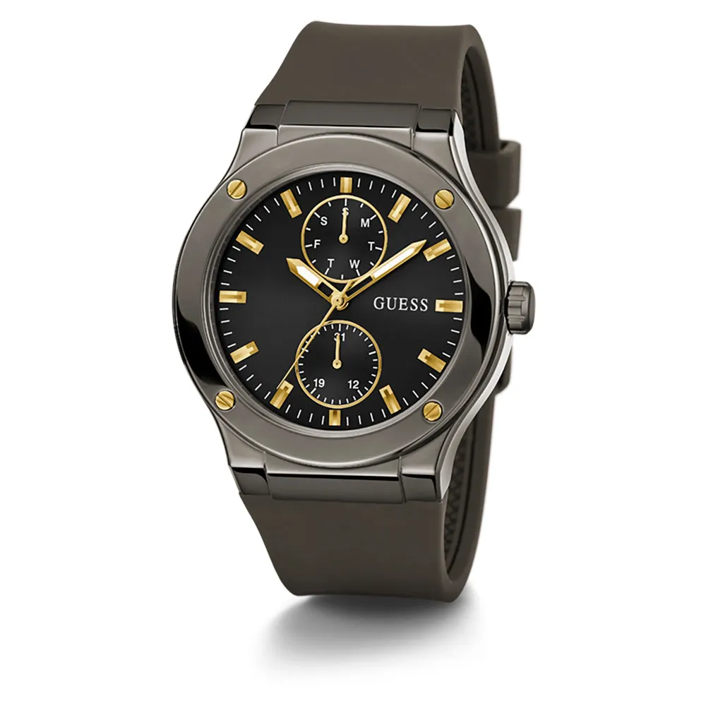 Guess Men's Watch Grey Tone Case Quartz