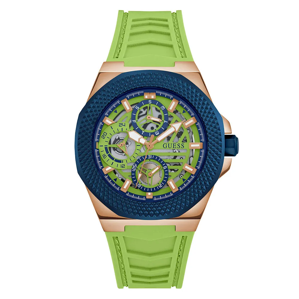 Guess Men's Watch Rose Gold Tone Case Quartz