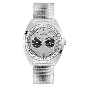 Guess Men's Watch Silver Tone Case Quartz