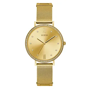 Guess Women's Watch Gold Tone Case Quartz