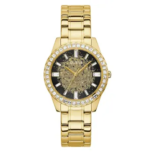 Guess Women's Watch Gold Tone Case Quartz