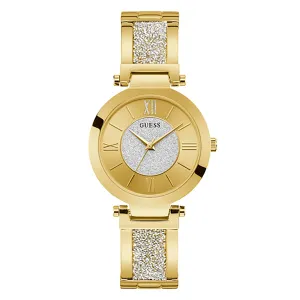Guess Women's Watch Gold Tone Case Quartz