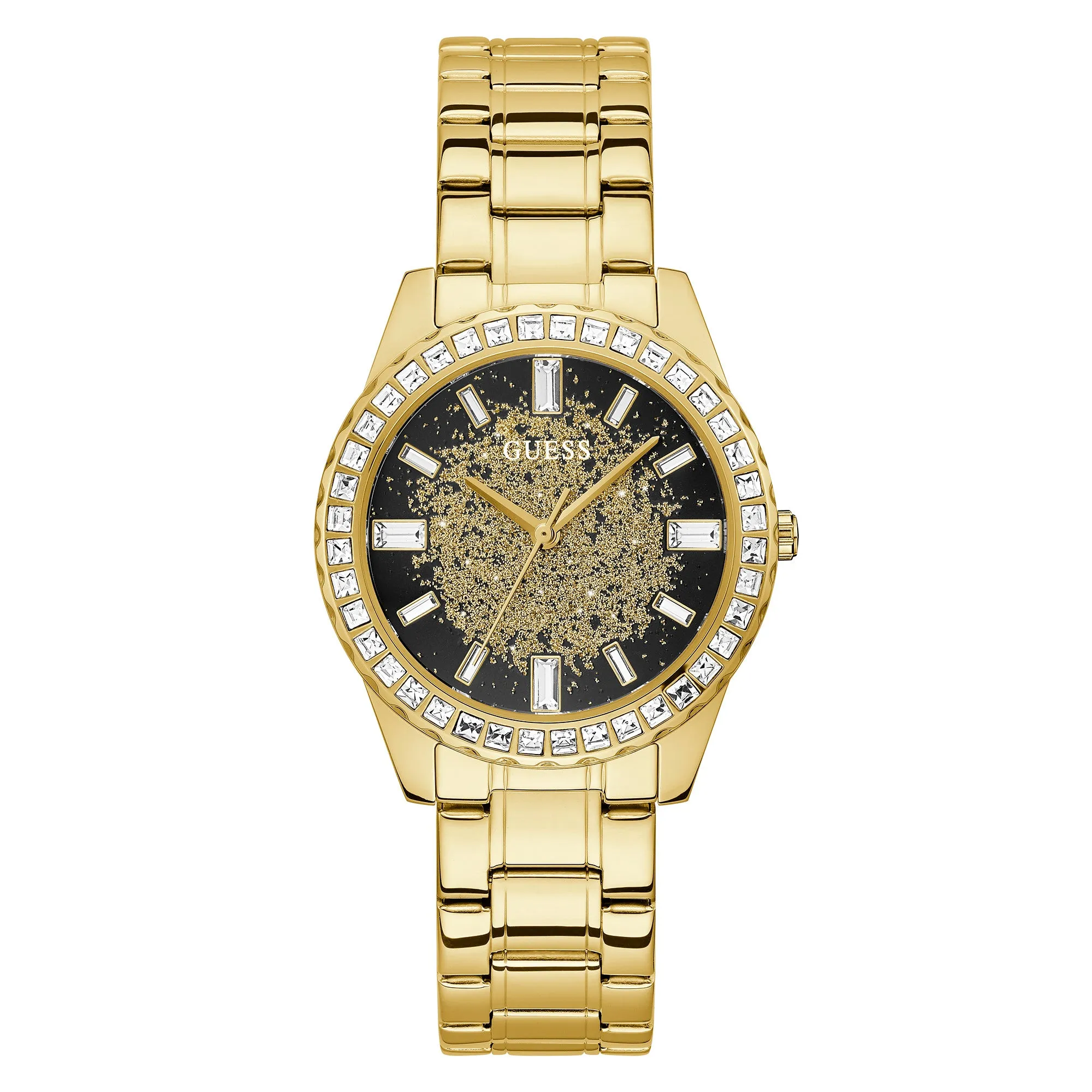 Guess Women's Watch Gold Tone Case Quartz