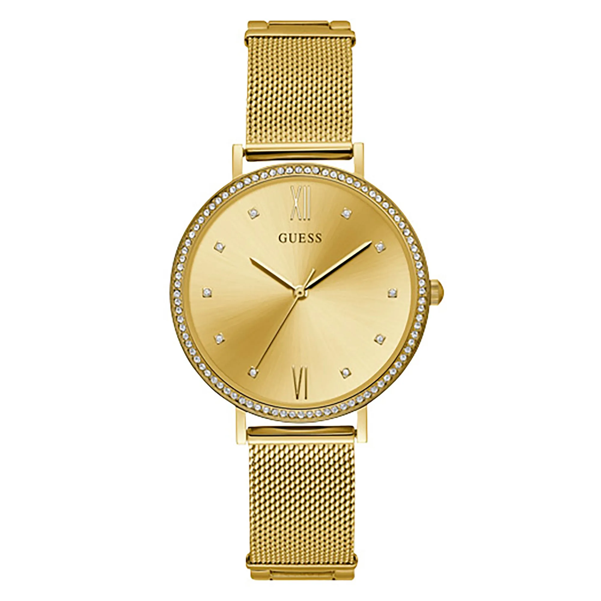 Guess Women's Watch Gold Tone Case Quartz