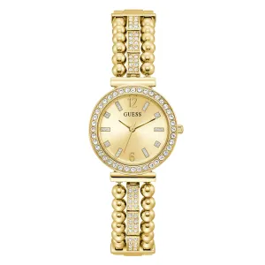 Guess Women's Watch Gold Tone Case Quartz