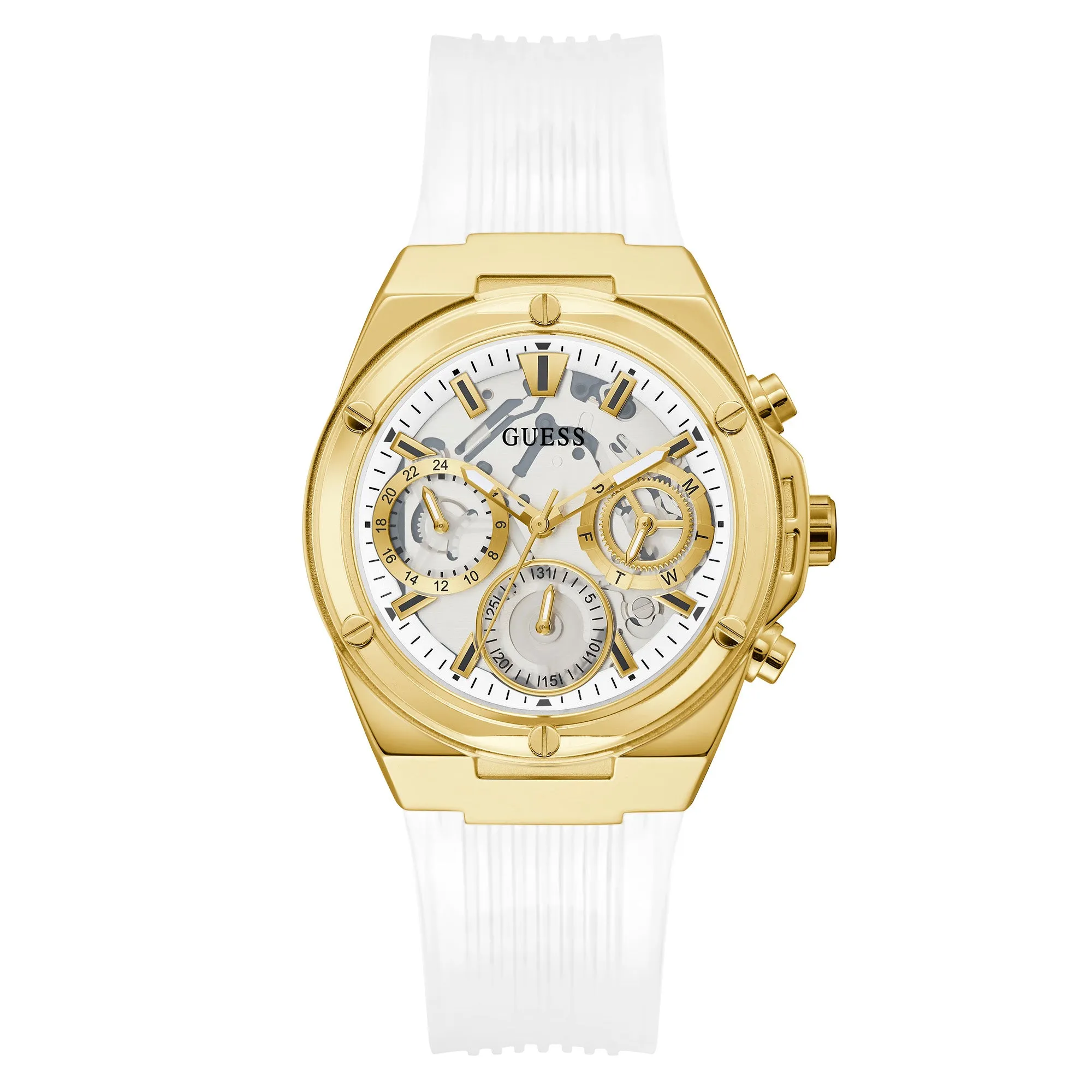 Guess Women's Watch Gold Tone Case Quartz