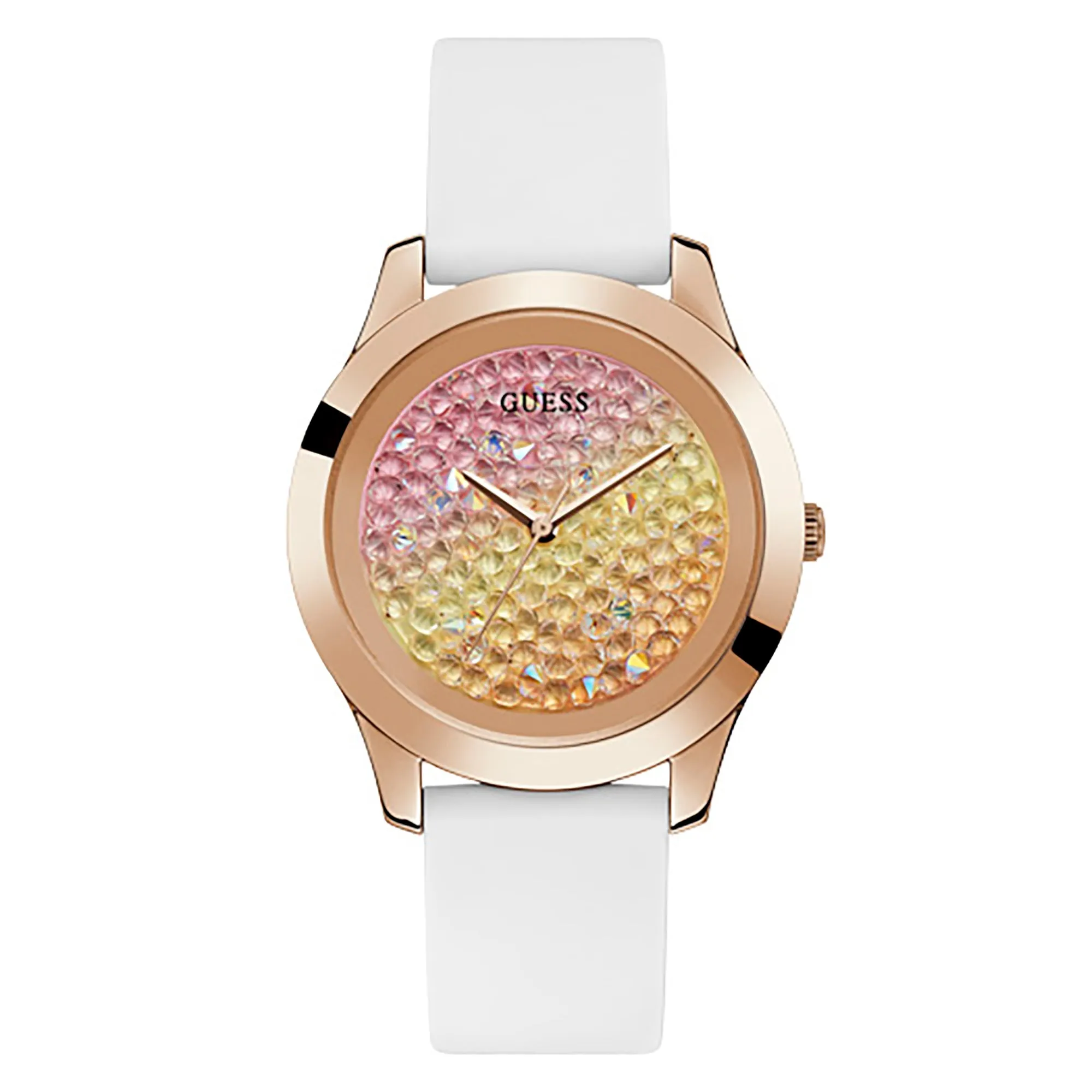 Guess Women's Watch Rose Gold Tone Case Quartz