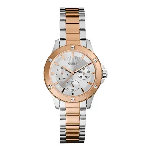 Guess Women's Watch Rose Gold Tone Case Quartz