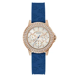 Guess Women's Watch Rose Gold Tone Case Quartz