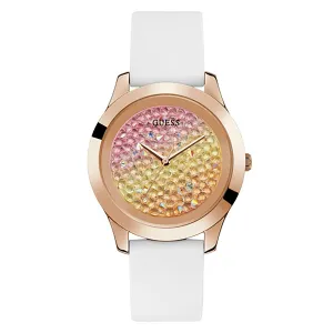 Guess Women's Watch Rose Gold Tone Case Quartz