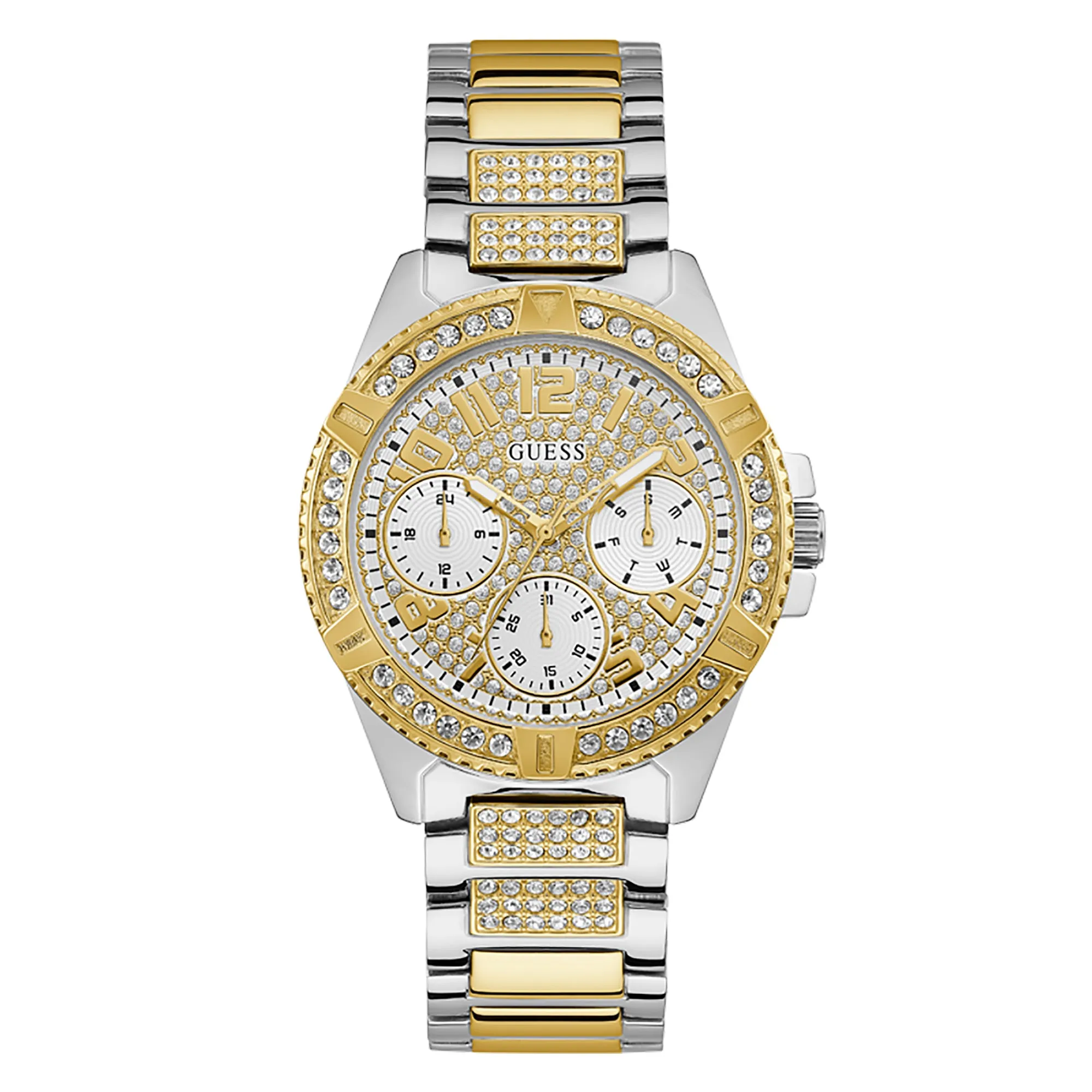 Guess Women's Watch Yellow Gold Tone Case Quartz