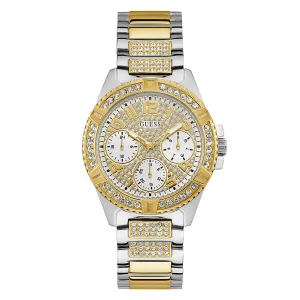 Guess Women's Watch Yellow Gold Tone Case Quartz