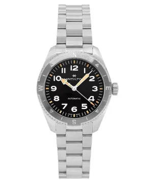Hamilton Khaki Field Expedition Stainless Steel Black Dial Automatic H70315130 100M Men's Watch