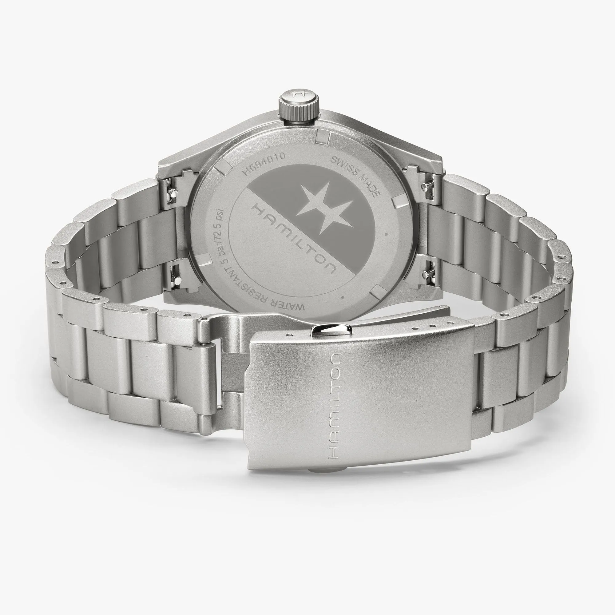Hamilton Khaki Field Quartz 38mm Blue on Bracelet
