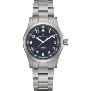 Hamilton Khaki Field Quartz 38mm Blue on Bracelet