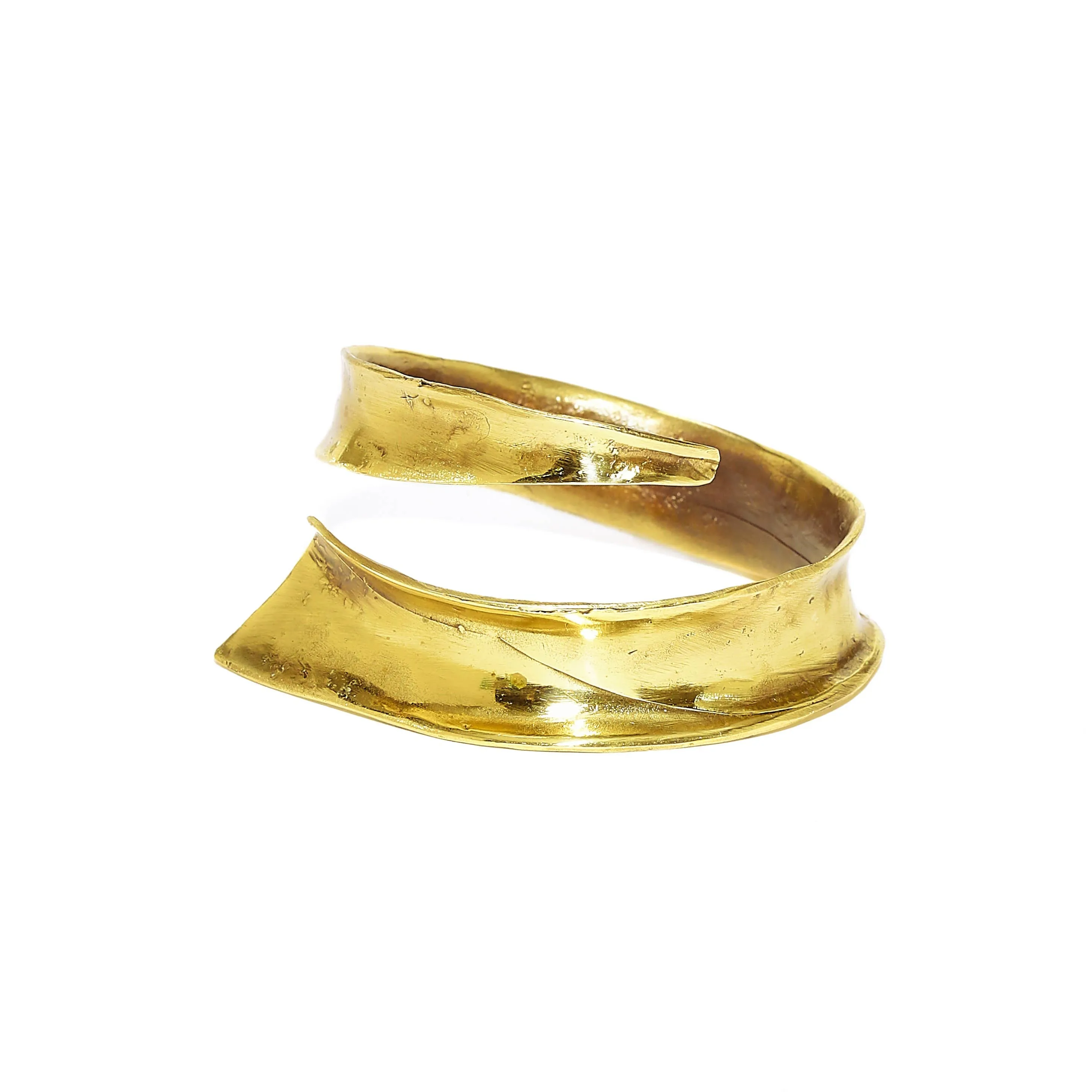 Handmade Bronze Wrap Bracelet