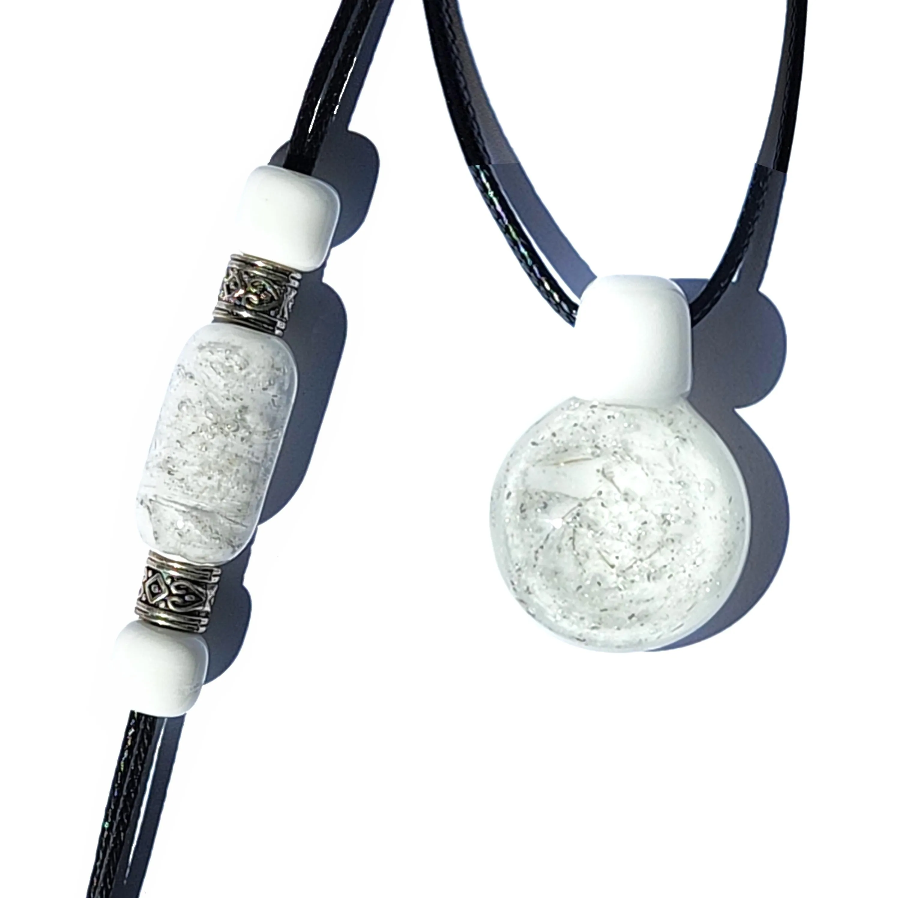 Handmade Cremation Jewelry - Memorial Pendant & Bracelet Set