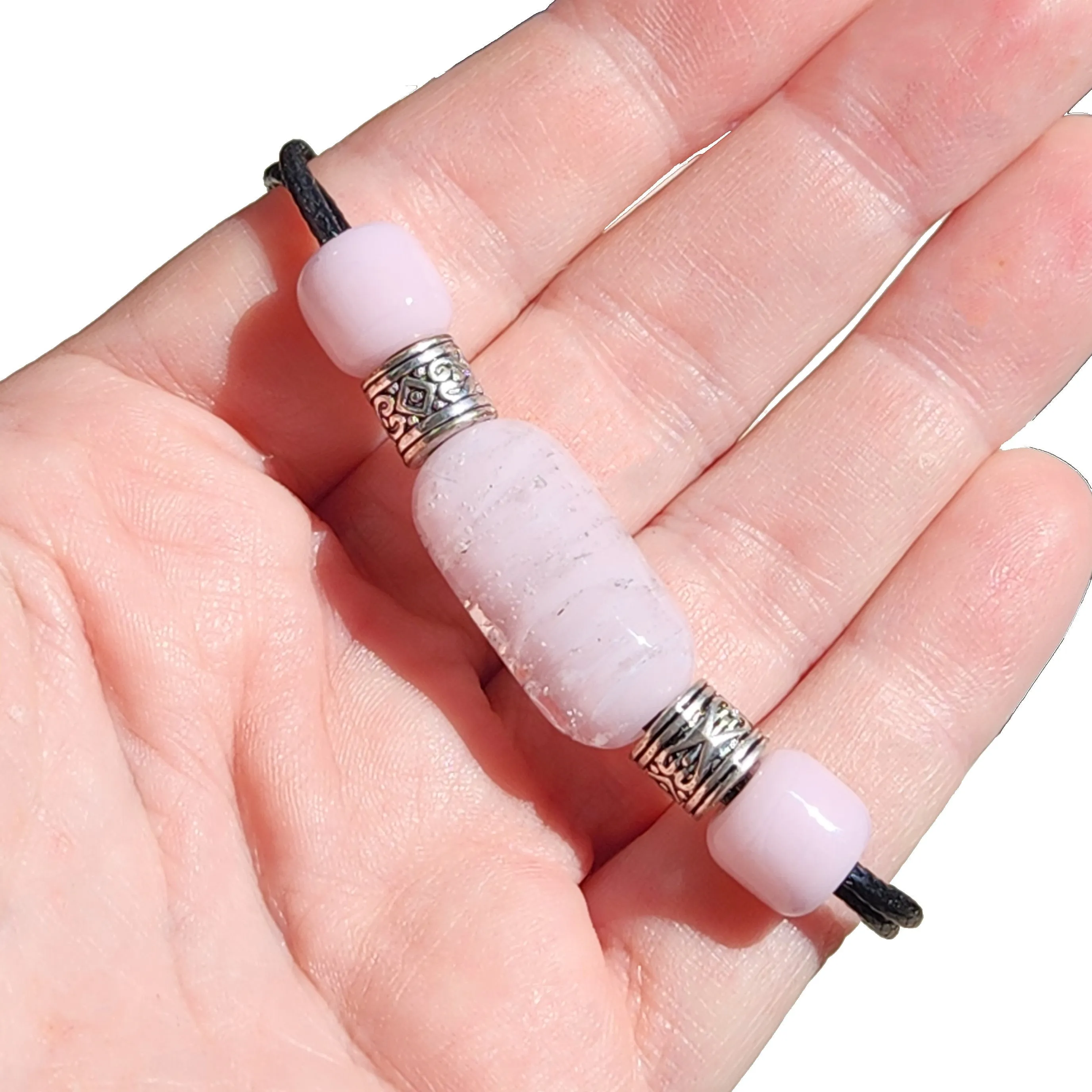 Handmade Memorial Jewelry - Cremation Pendant & Bracelet Set
