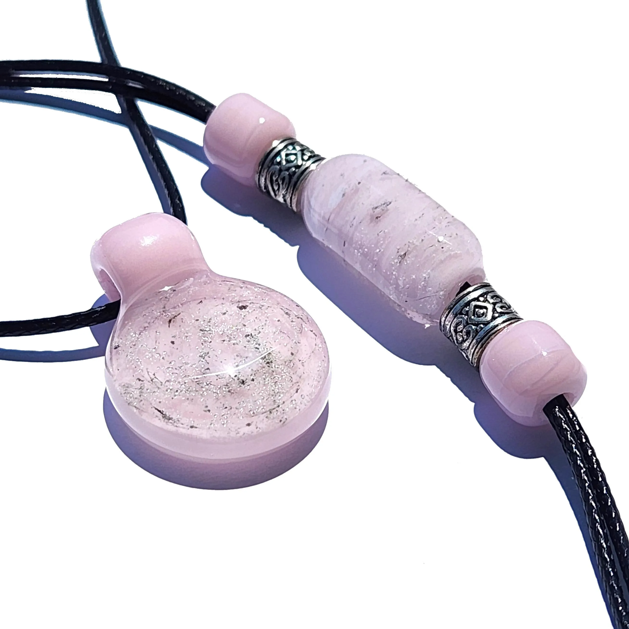Handmade Memorial Jewelry - Cremation Pendant & Bracelet Set