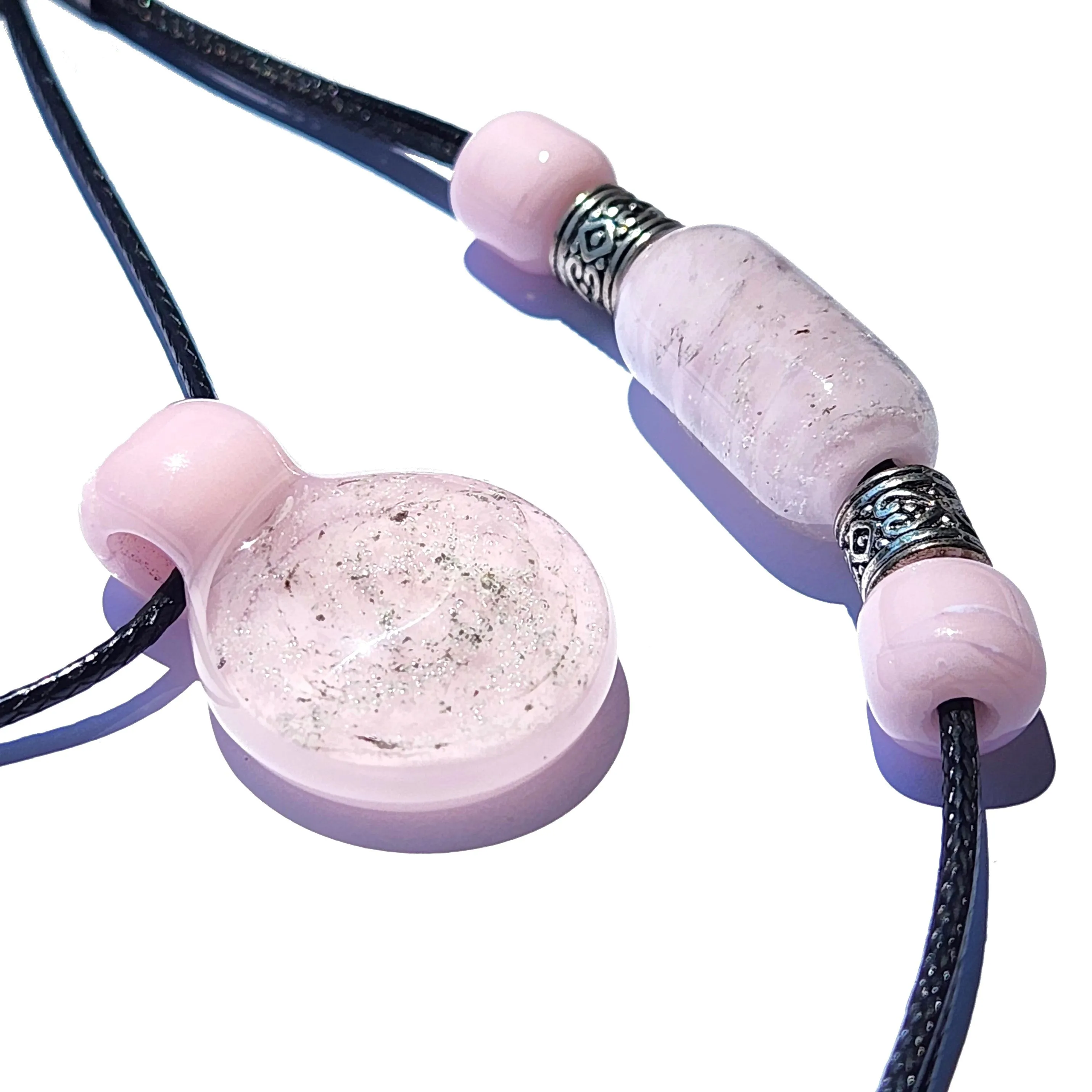 Handmade Memorial Jewelry - Cremation Pendant & Bracelet Set