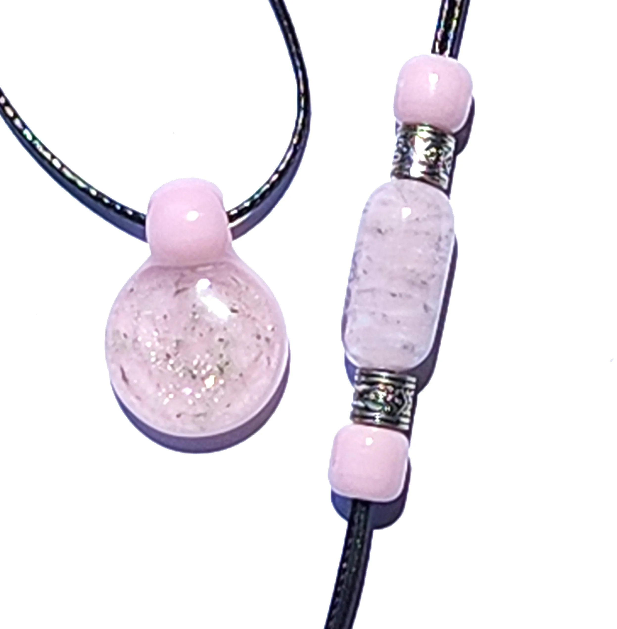 Handmade Memorial Jewelry - Cremation Pendant & Bracelet Set