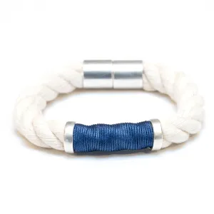 Hanover - Ivory/Navy/Silver