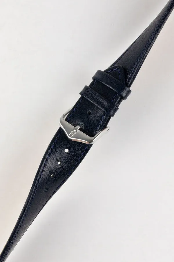 Hirsch OSIRIS Quick-Release Calf Leather Watch Strap in BLUE