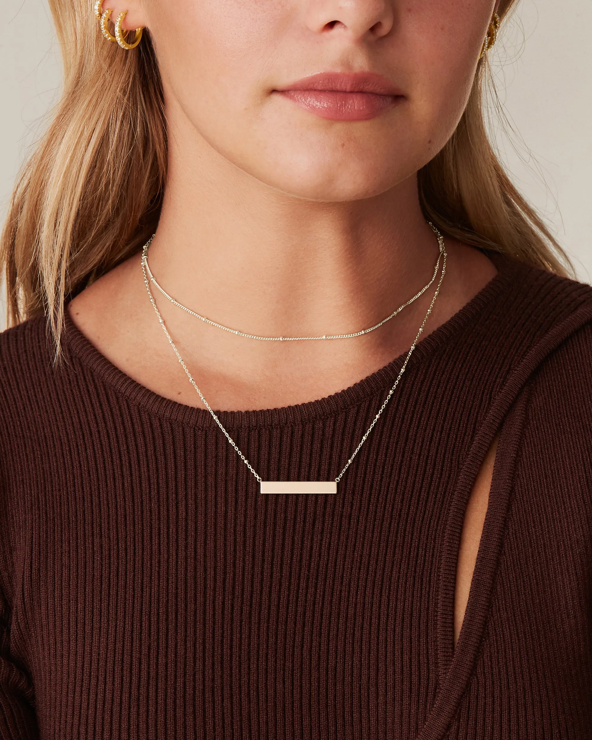 Horizontal Bar Necklace