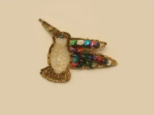 Humming Like A Hummingbird Vintage Brooch