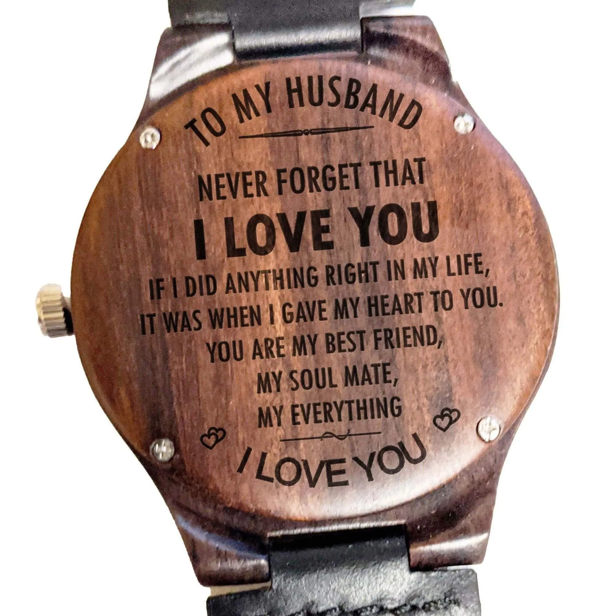 Husband/Boyfriend - "Never forget that I love you"