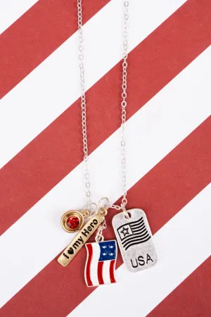 I Love My Hero Necklace