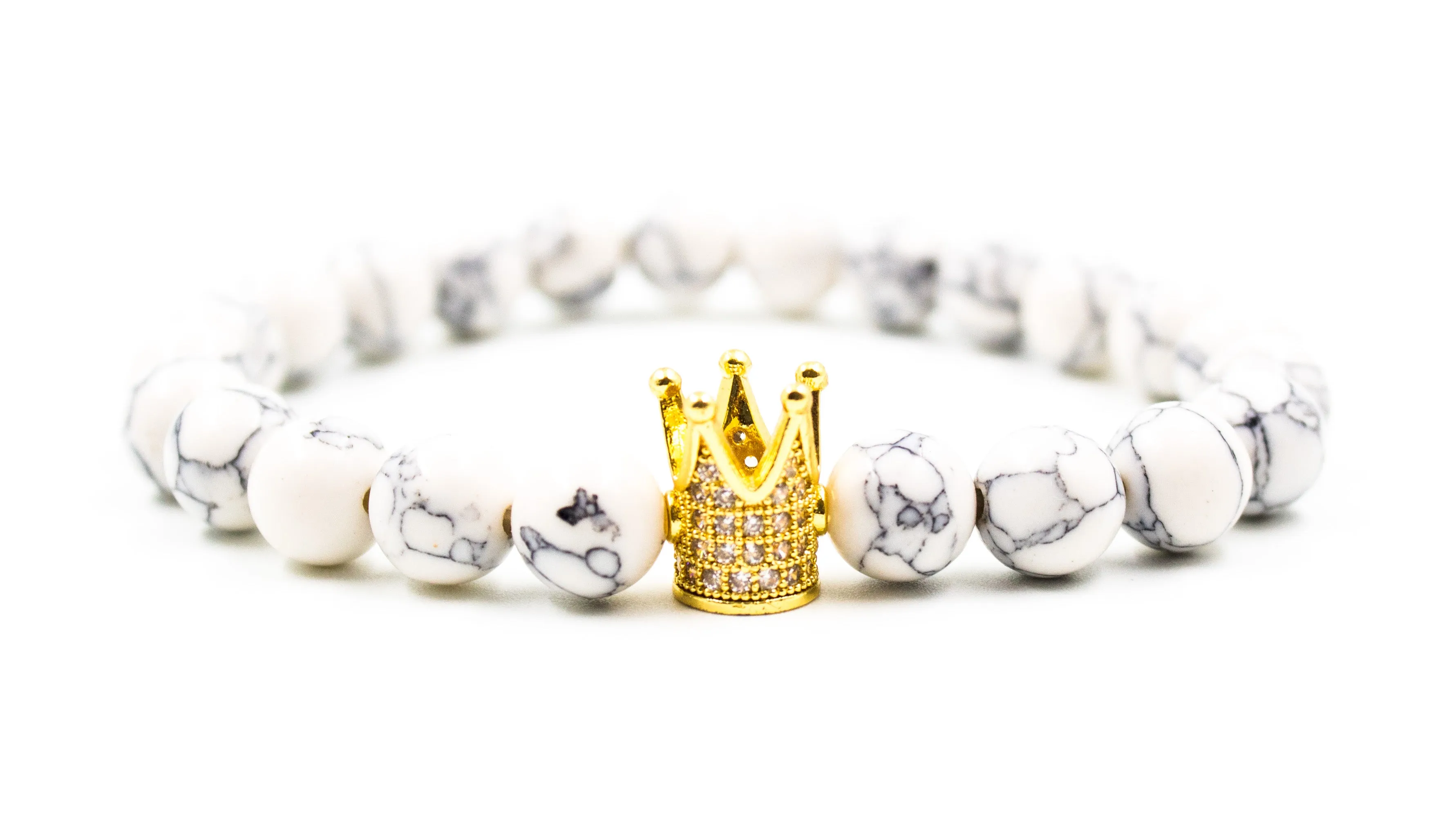 Ice King Howlite Bracelet