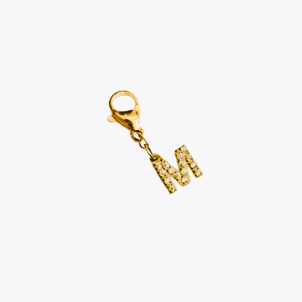 Initial Diamond Charms