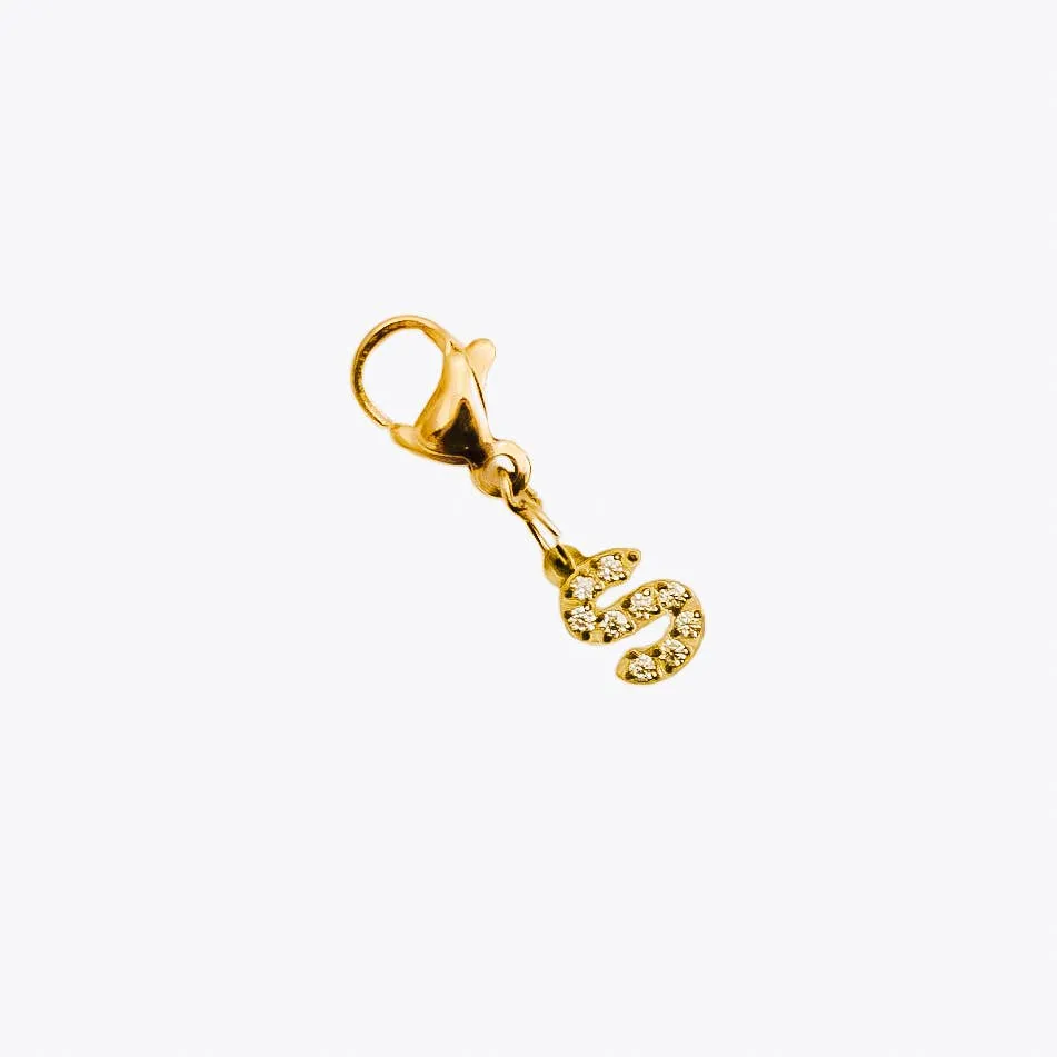Initial Diamond Charms