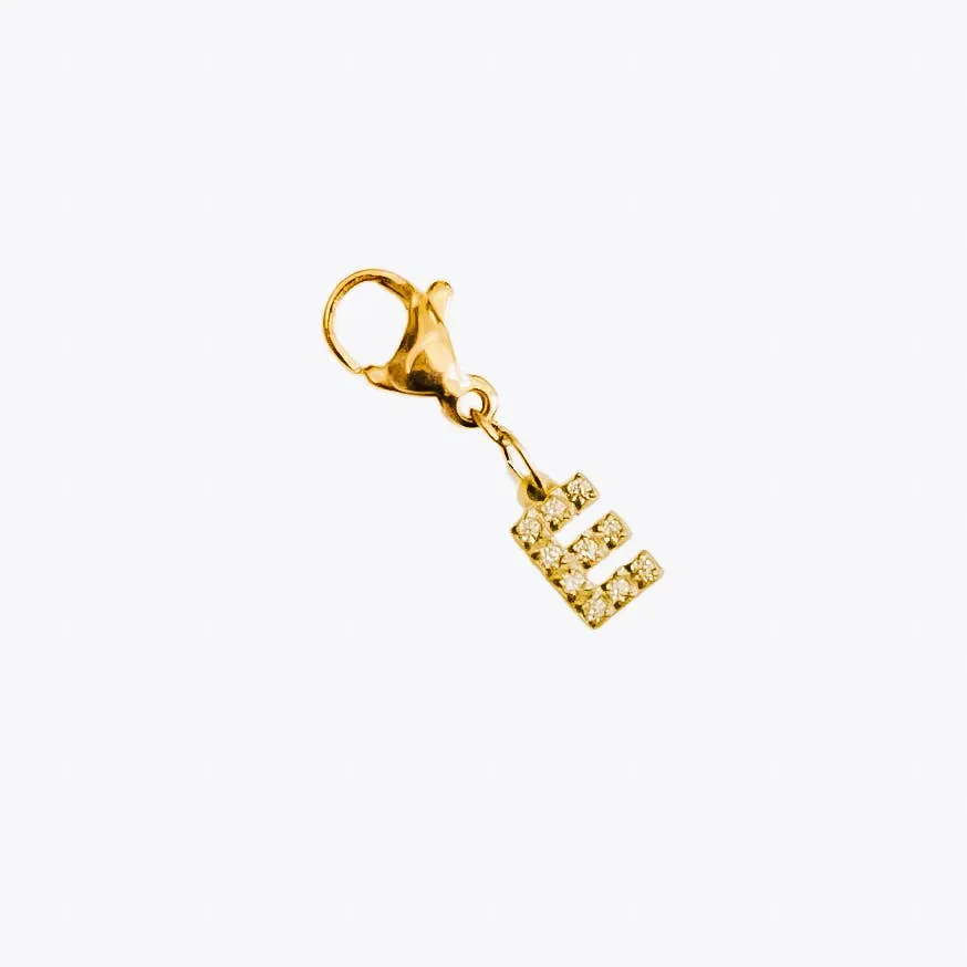 Initial Diamond Charms