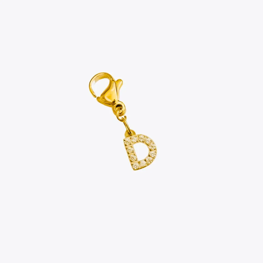 Initial Diamond Charms
