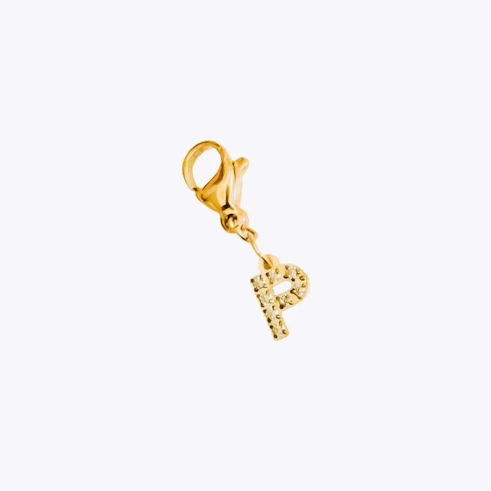 Initial Diamond Charms