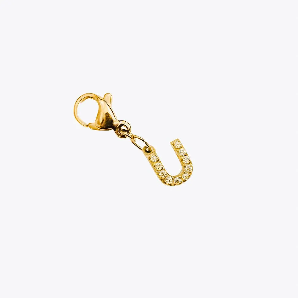 Initial Diamond Charms