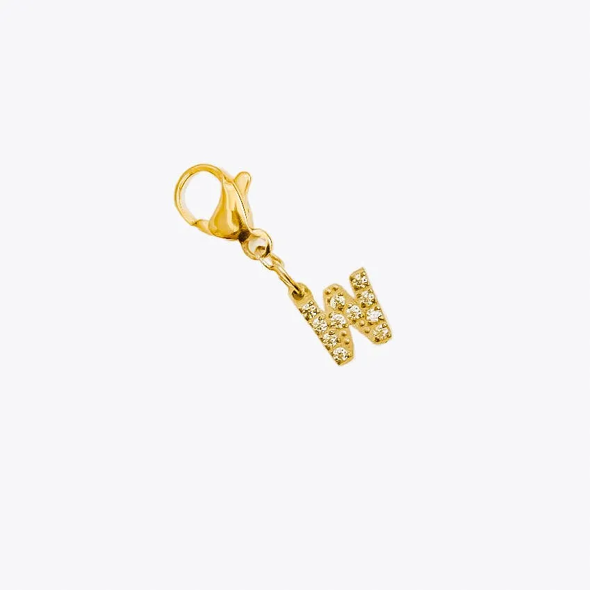 Initial Diamond Charms