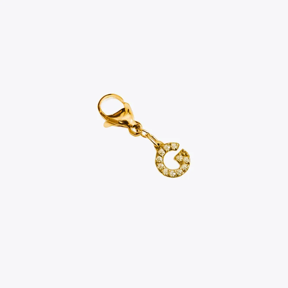 Initial Diamond Charms