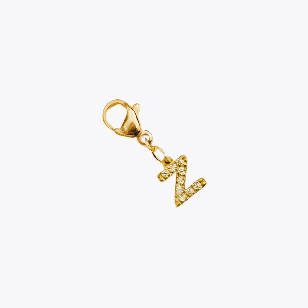 Initial Diamond Charms
